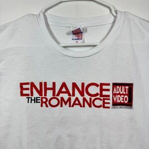 Vintage Adult Video Warehouse Enhance The Romance Bayside Tag Made In USA Sz XL‎